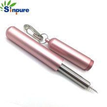 Sinpure Customized 3 Section Stainless Steel Drinking Straws with Telescopic Brush